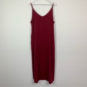 Amazon Maxi Dress Burgundy XXL NWT